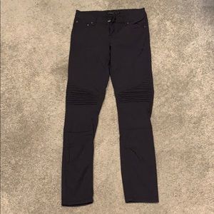 Prana black Moto skinny pant